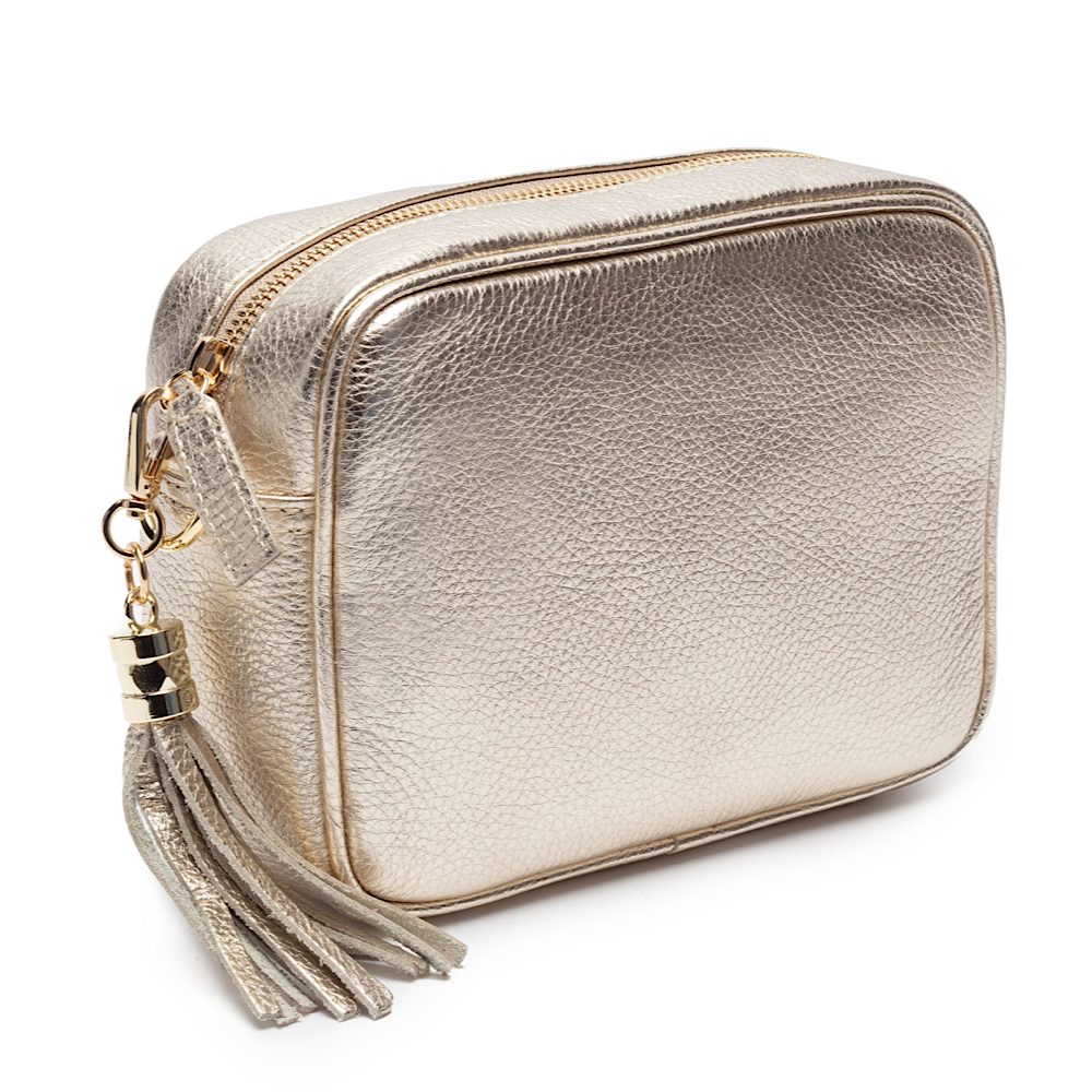 Elie Beaumont Crossbody Handbag - Gold