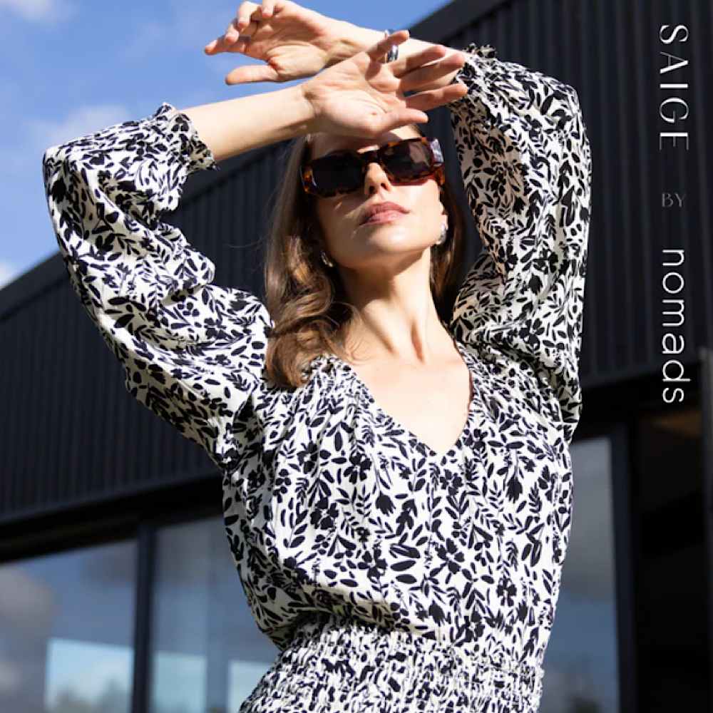 Nomands Frill Neck Blouse