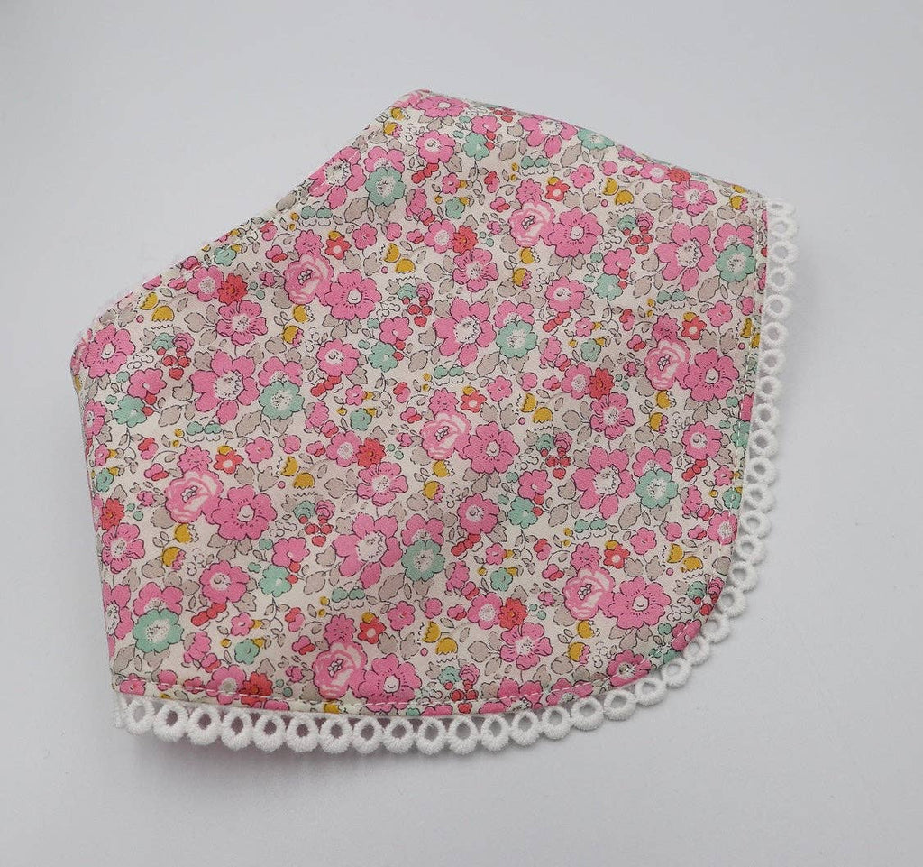 Betsy Ann Pink Liberty Bib