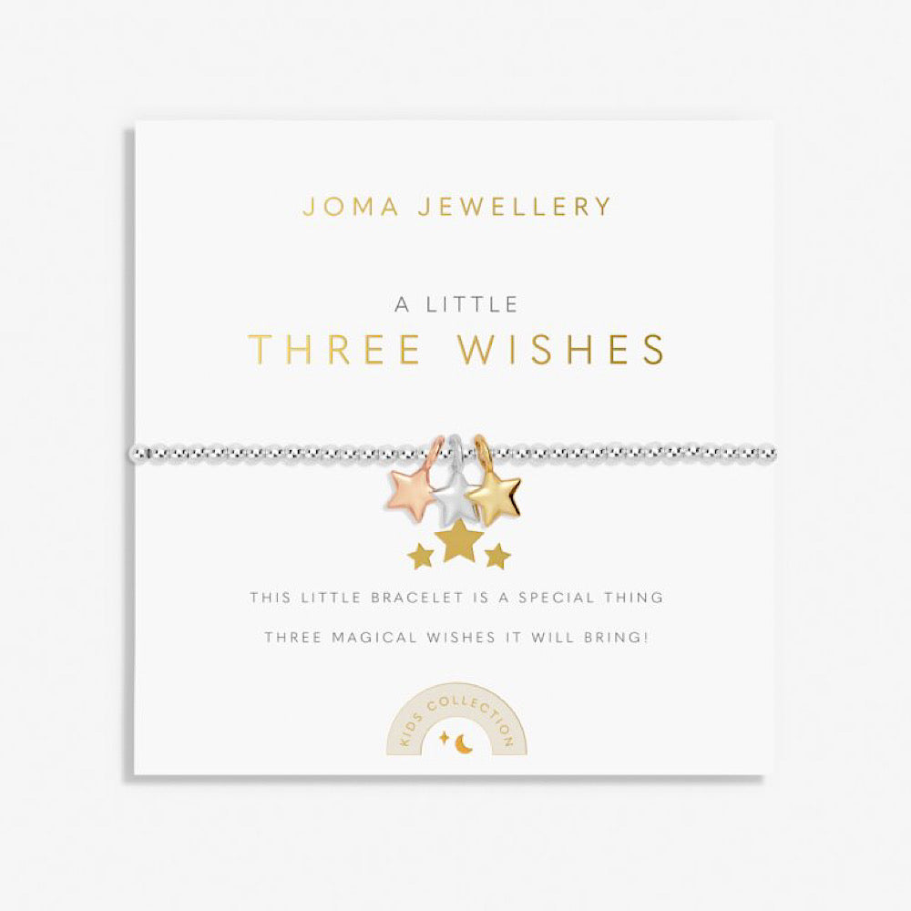 Joma Girls a little THREE WISHES Bracelet