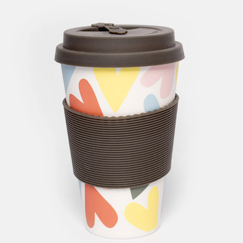 Caroline Gardner Hearts Travel Coffee Cup