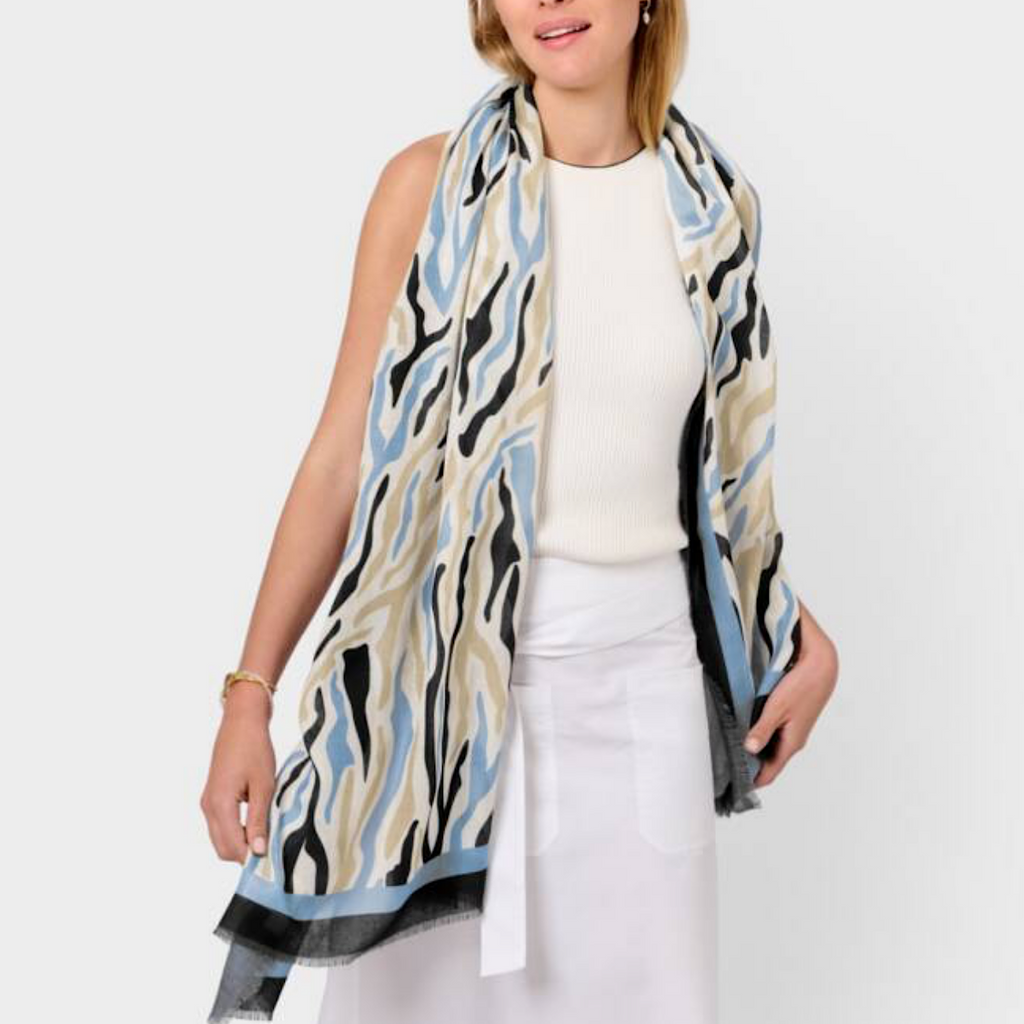 Katie Loxton Printed Scarf - Abstract Zebra