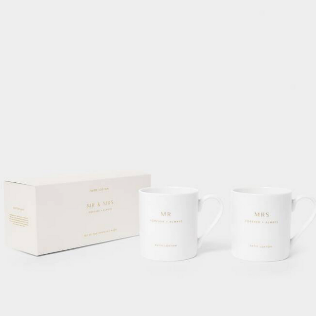 Katie Loxton Porcelain Mr & Mrs Mug Set