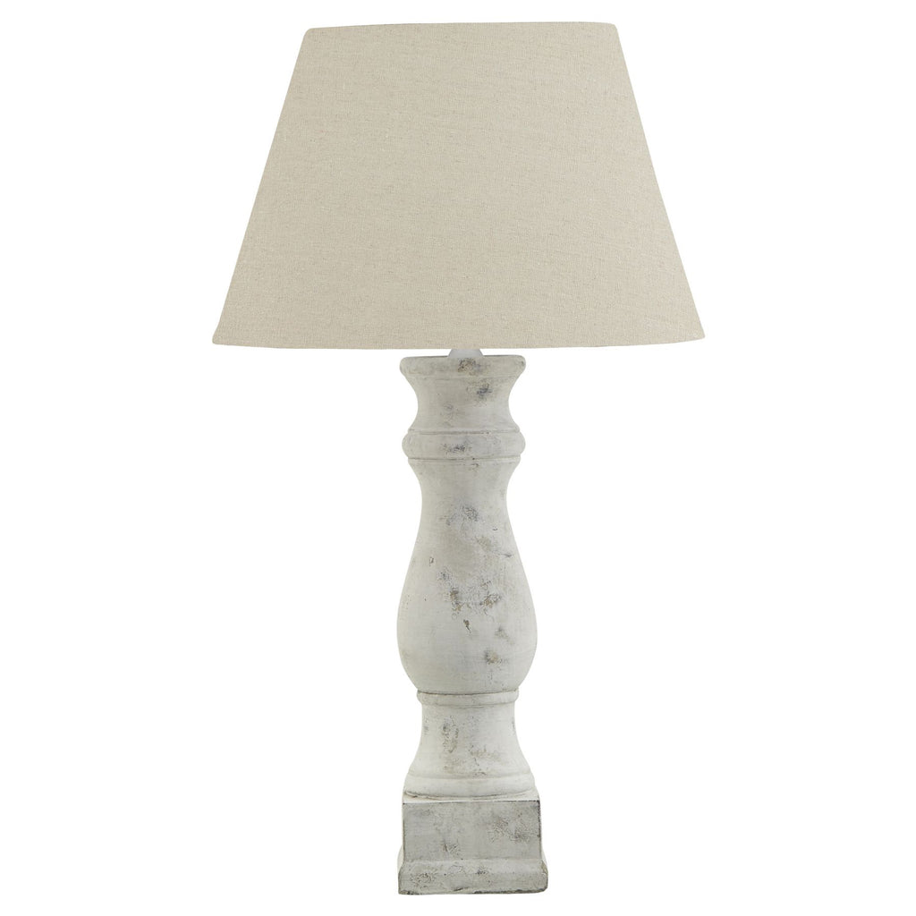 Darcey Antique White Candlestick Table Lamp Shade
