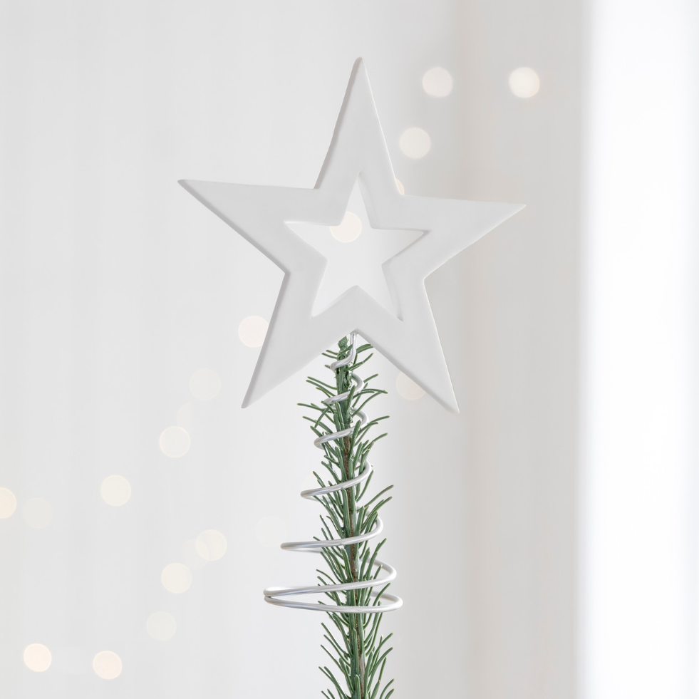 Garden trading Airdrie white tree top star