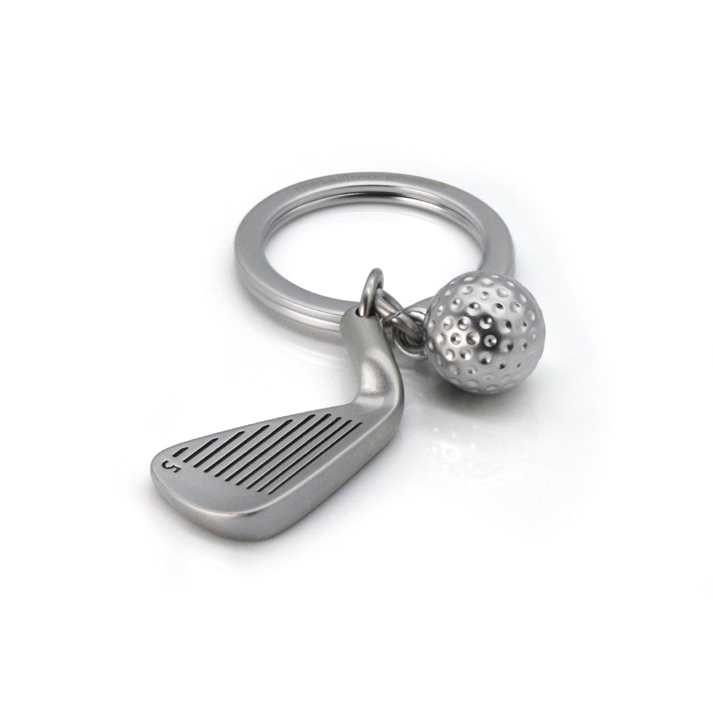 Metalmorphose Silver Golf Club & Ball Keyring