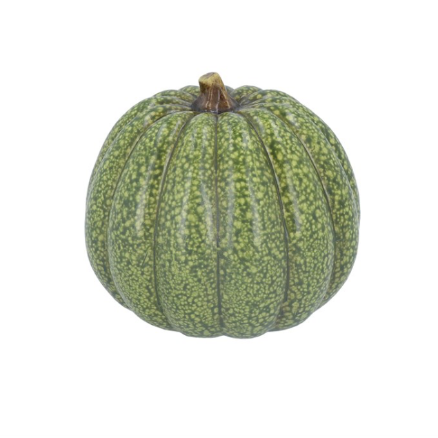 Green speckle pumpkin Gisela Graham 