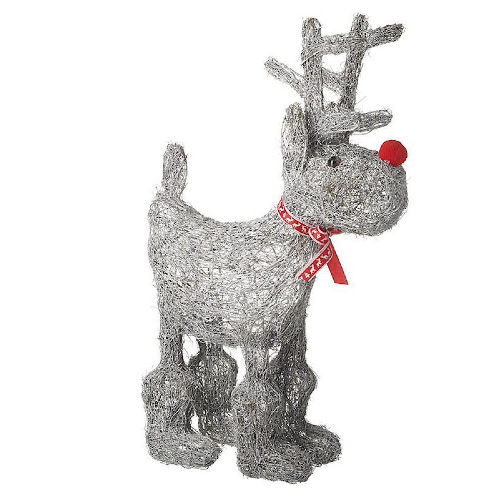 small wicker reindeer