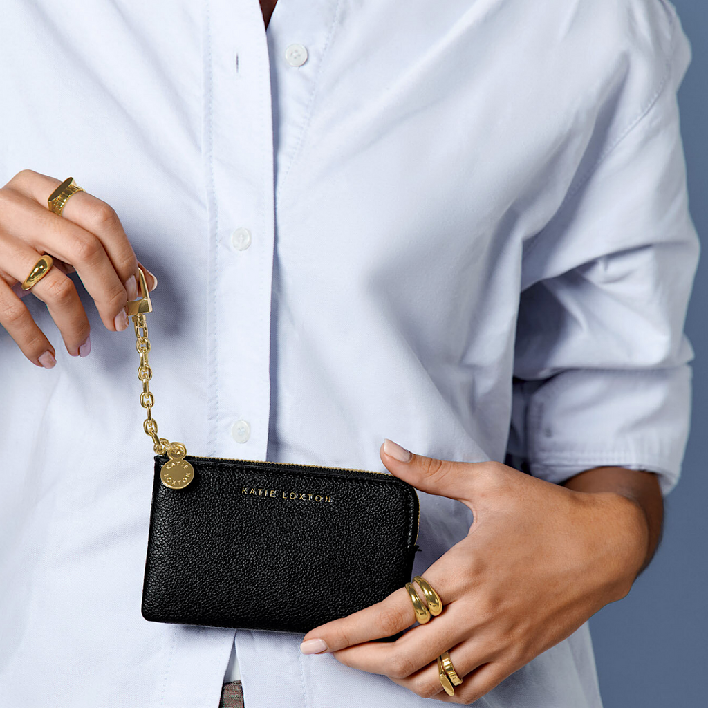 Katie Loxton Tilly Keychain Purse - Black