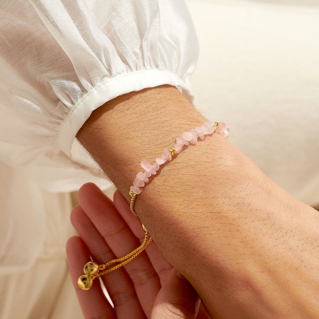 Joma jewellery Manifestones rose quartz