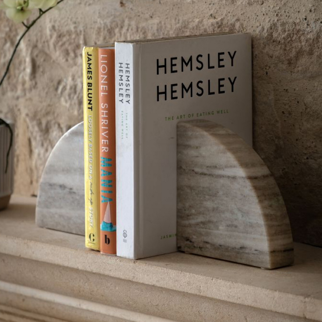 Tamera Marble Bookends Sandstone