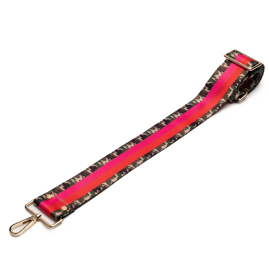 Army stripes Elie Beaumont bag strap