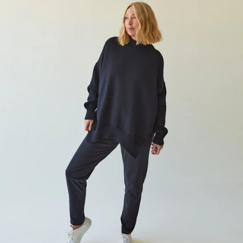 Chalk black Brooke trousers