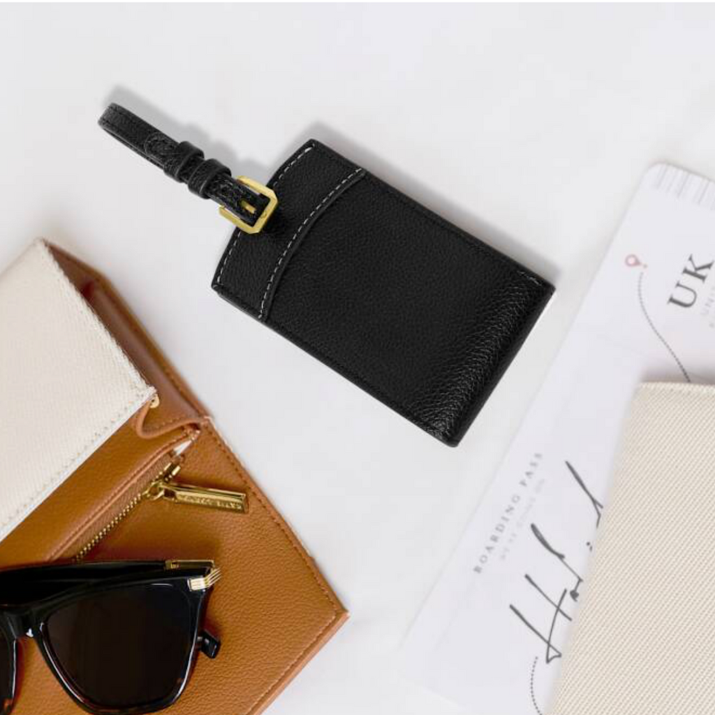 Katie Loxton Luggage Tag - Black