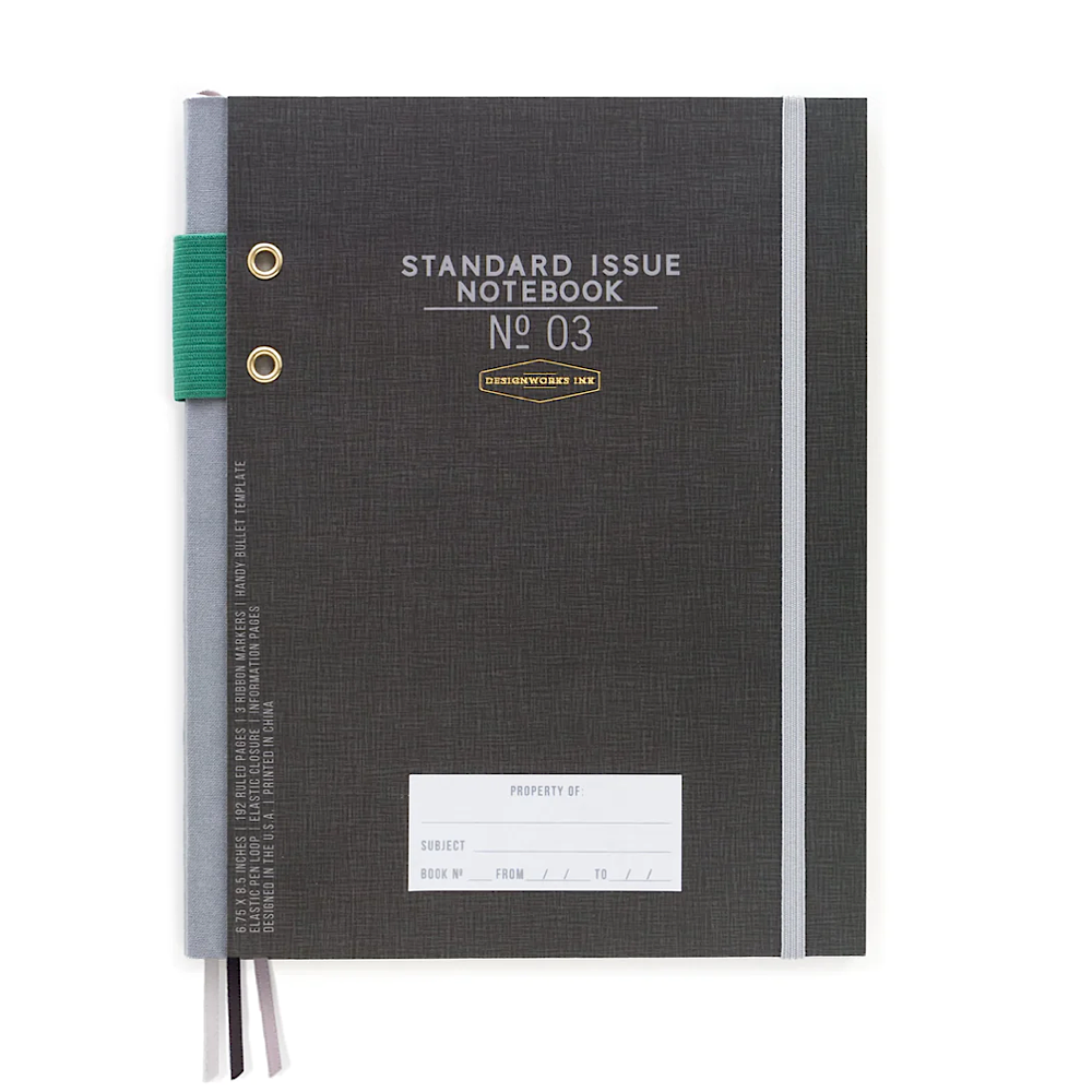 Black Standard Issue Hardcover Planner