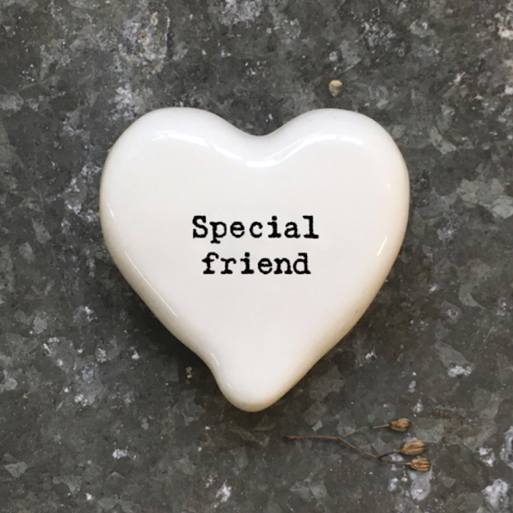 Special friend porcelain token east of india