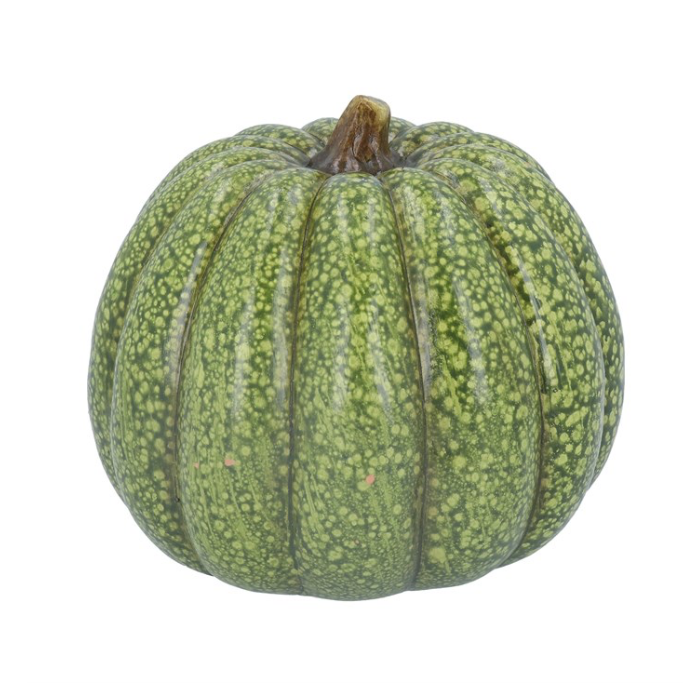 Green speckle pumpkin Gisela Graham 