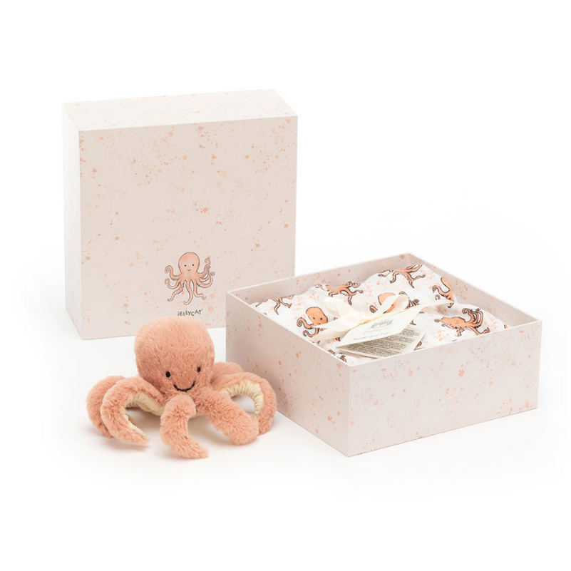 Jellycat Odell Octopus Gift Set