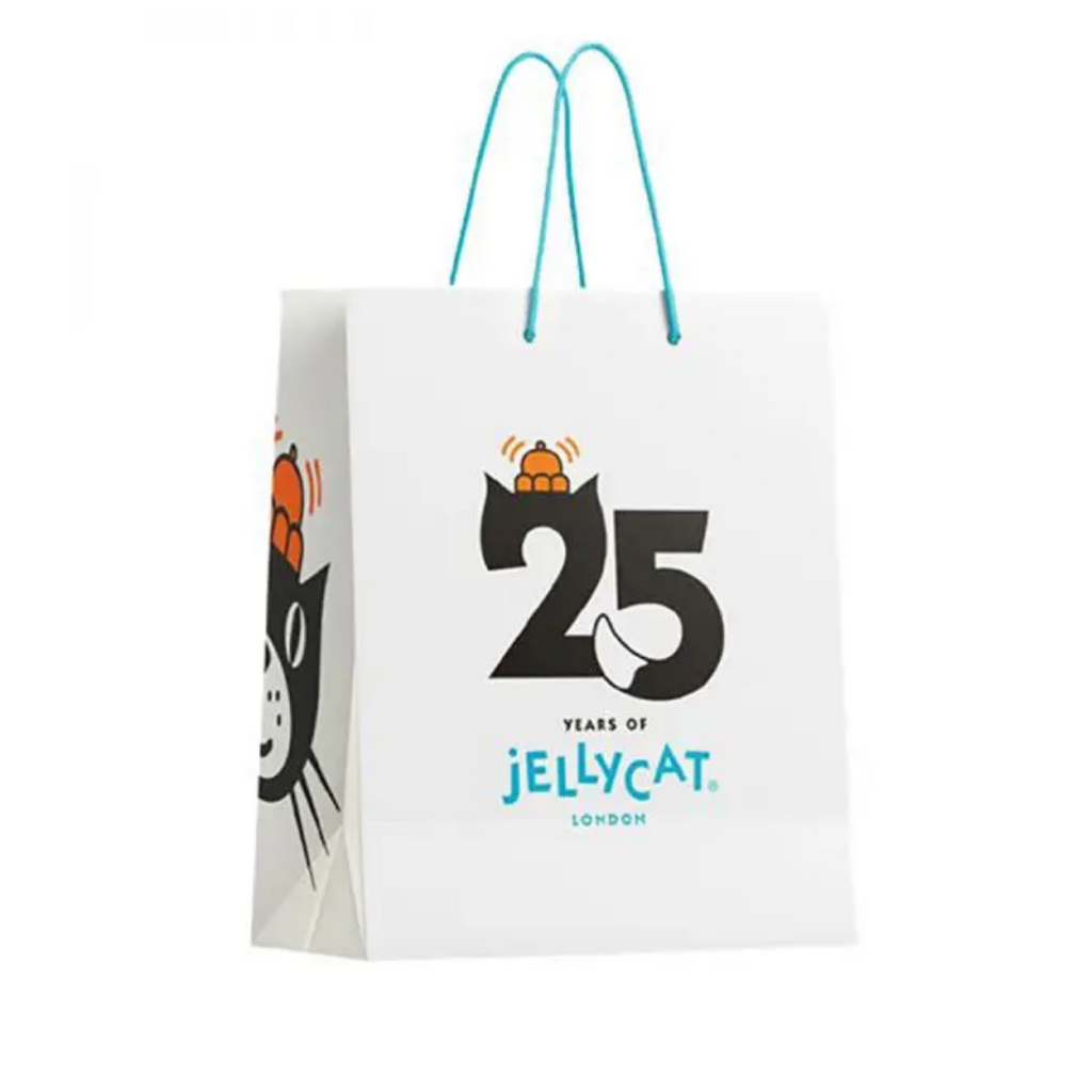 Jellycat branded 25 years carrier bag medium
