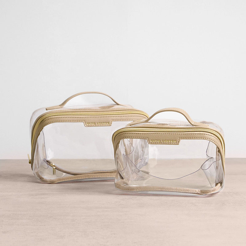 Katie Loxton Clear Fold Out Wash Bag