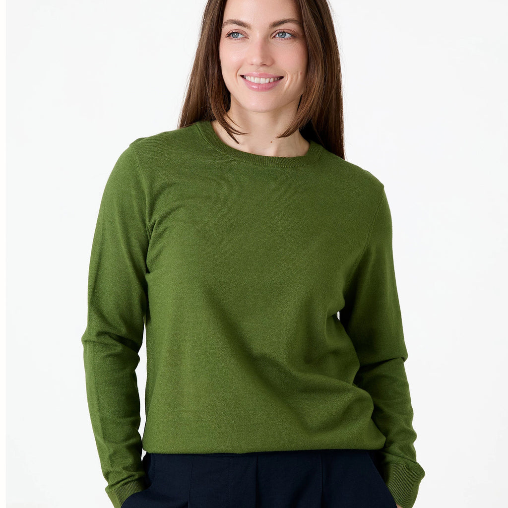 Dreams Cashmere Like Jumper Leaf Green