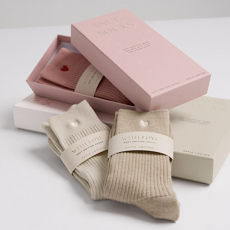 Katie Loxton Gift Boxed Heart Socks