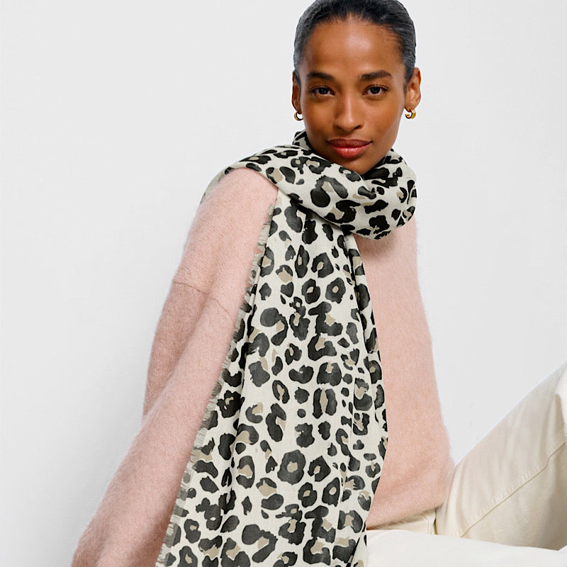 Katie Loxton Leopard Print Scarf