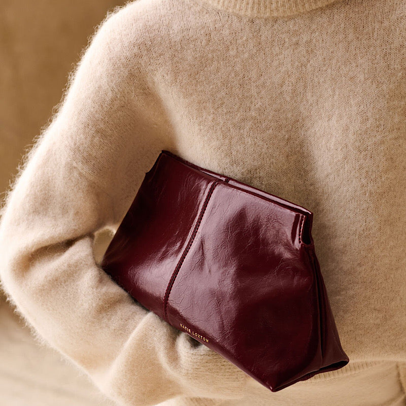 Katie Loxton Laila Textured Patent Clutch