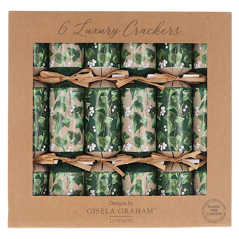 Ivy Box of 6 Christmas Crackers
