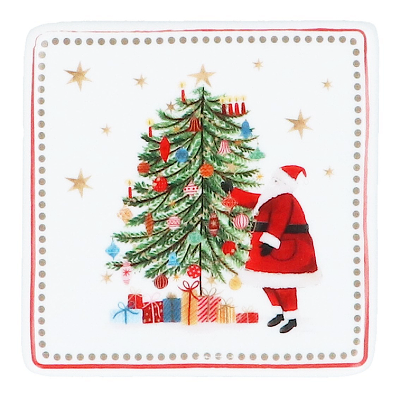 Santa Coaster