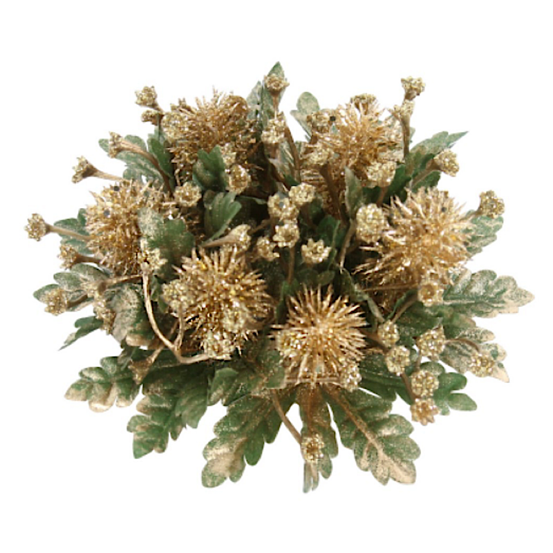 Gold Leaf Candle Ring