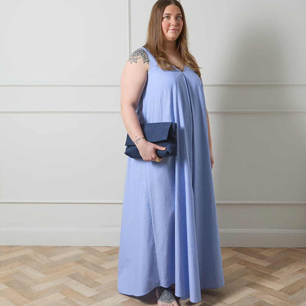 Chalk Reese Dre’s blue pinstripe