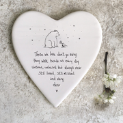 East of India Porcelain Sentiment Coasters