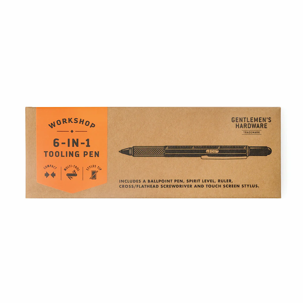 Gentlemen’s hardware 6 in 1 tooling pen