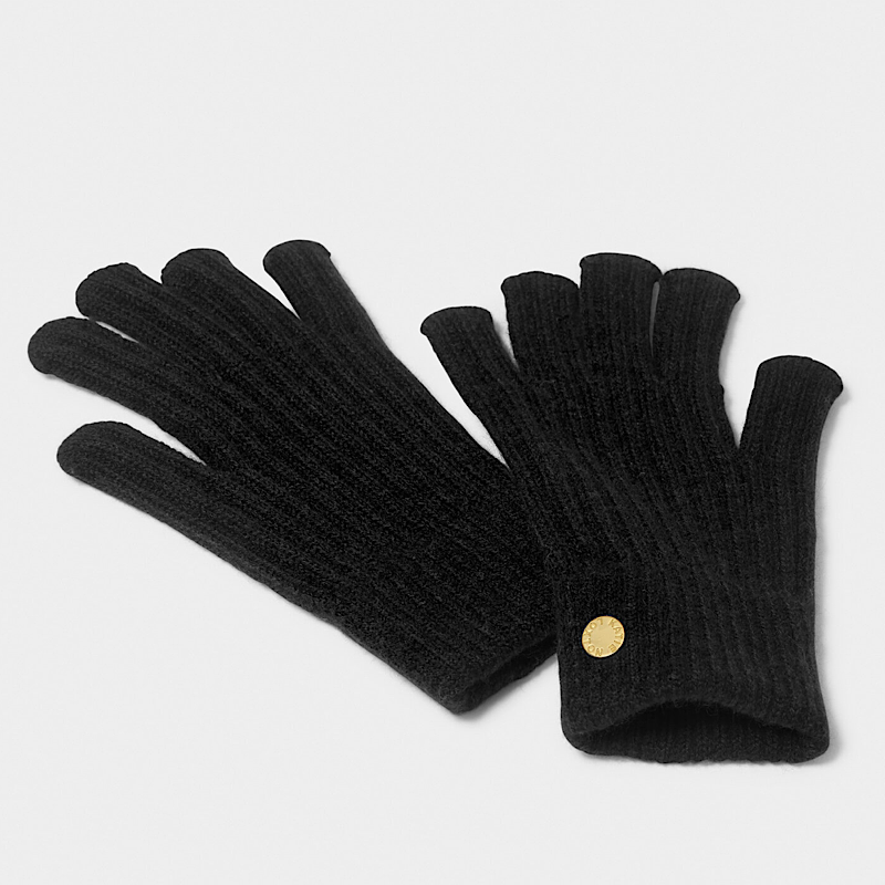 Katie Loxton Black Knitted gloves