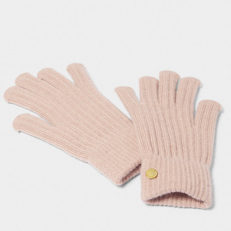 Katie Loxton Nude Pink Knitted gloves