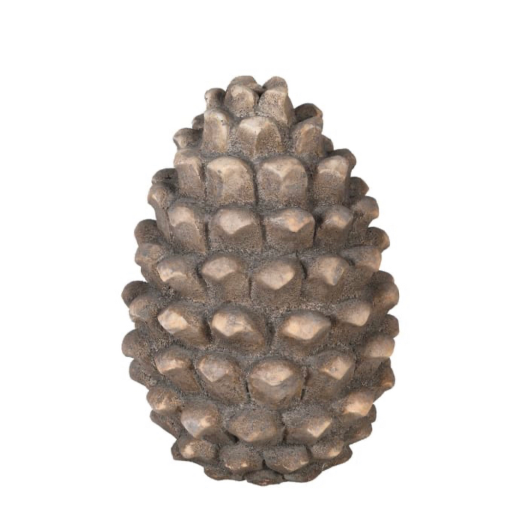 natural resin pine cone ornament