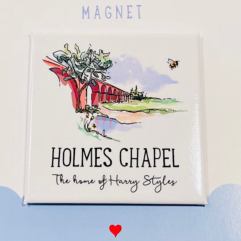 Holmes Chapel The Home of Harry Styles Fridge Magnet