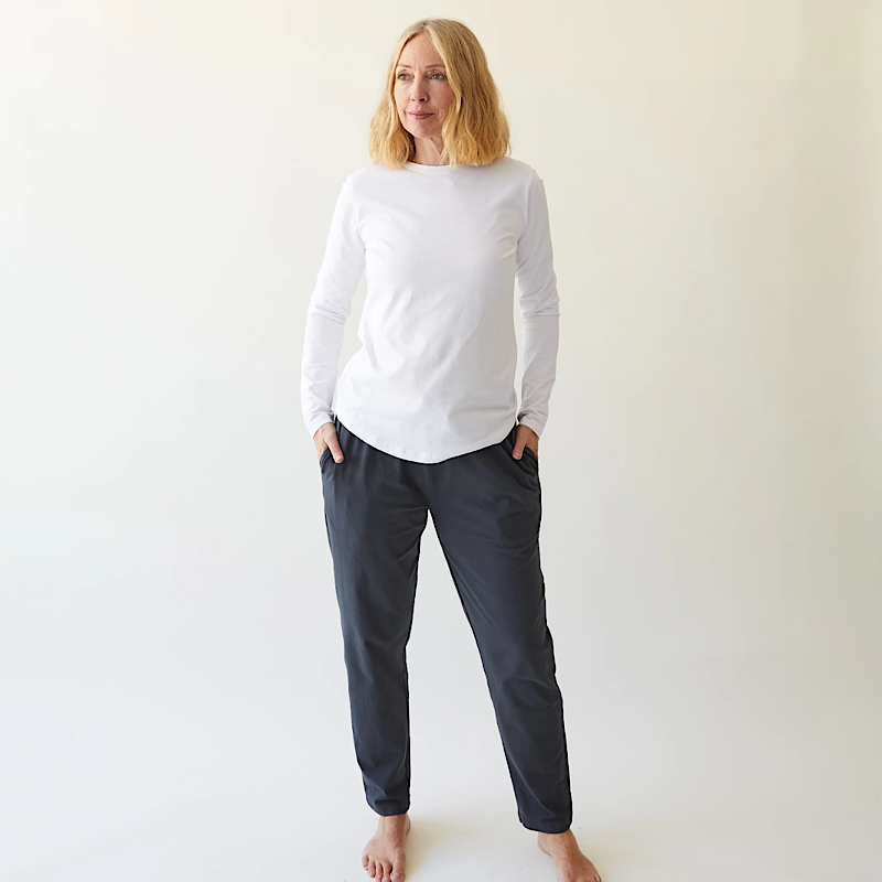 Chalk - Brooke Trouser Smokey Charcoal