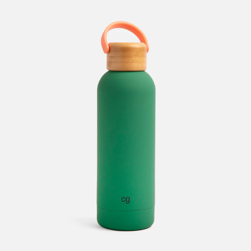 Caroline Gardner Green Metal Water Bottle