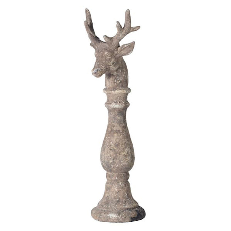 Distressed Deer Candlesticks