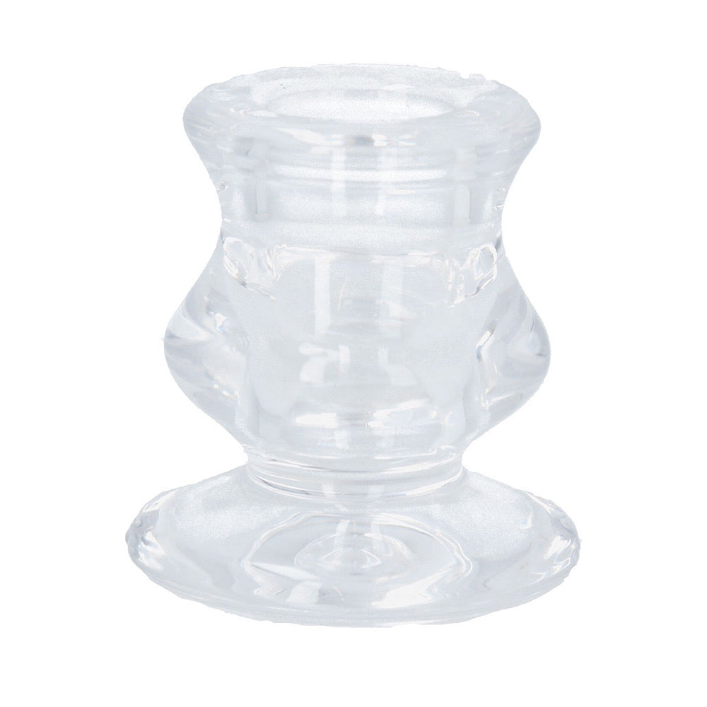 Glass Clear Candlestick