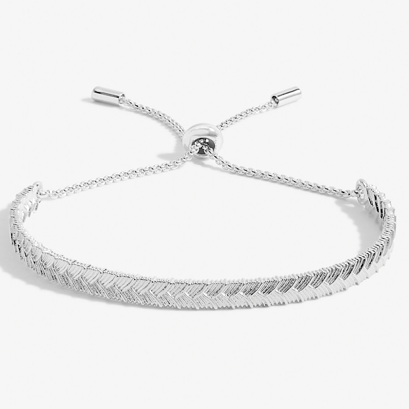 Joma Silver Textured Bracelet