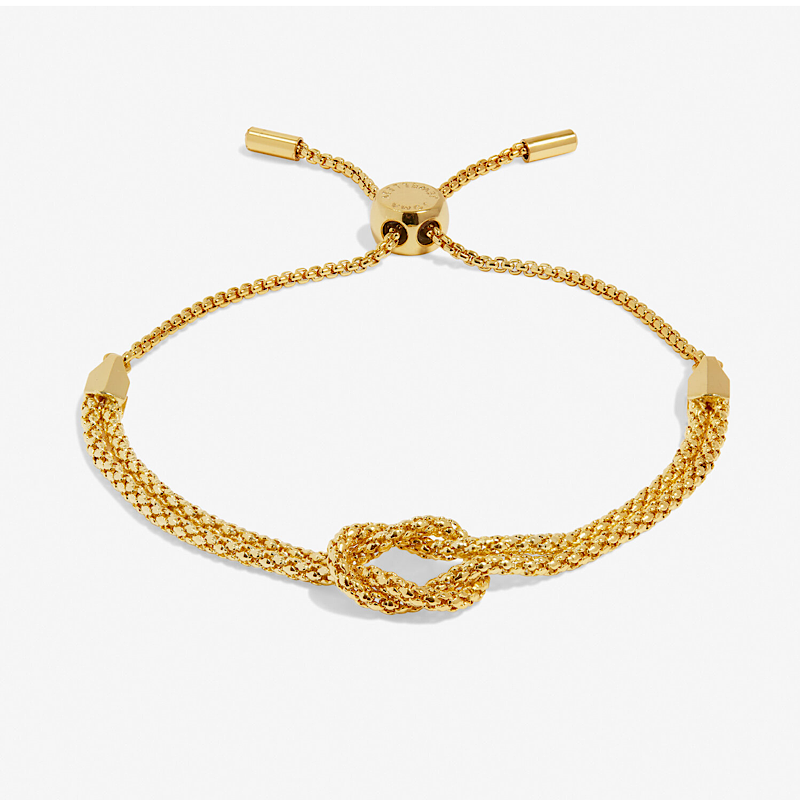 Gold Chain knot bracelet joma jewellery