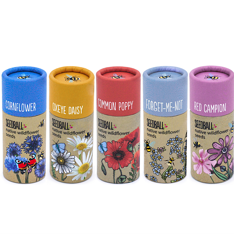 Seedball Wildflower Tubes