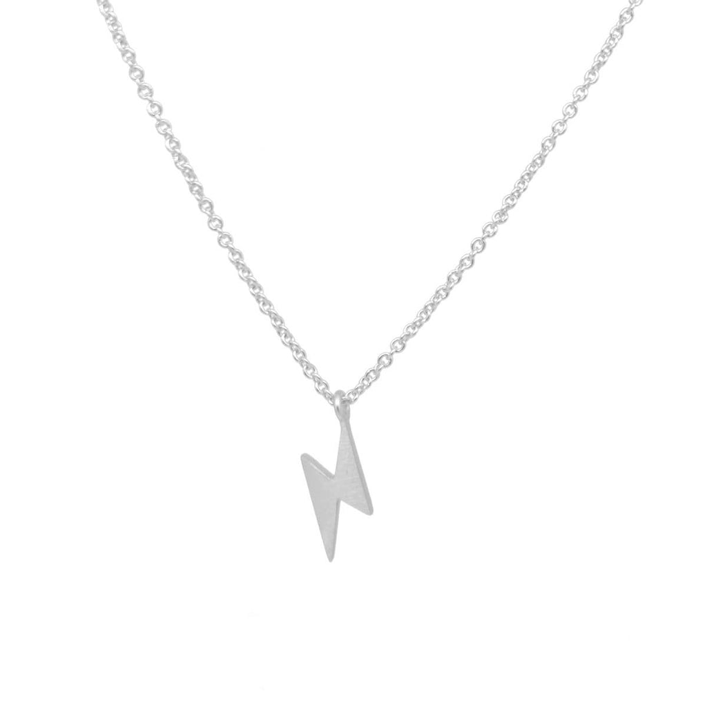 Lightning Strike Necklace in Sterling Silver