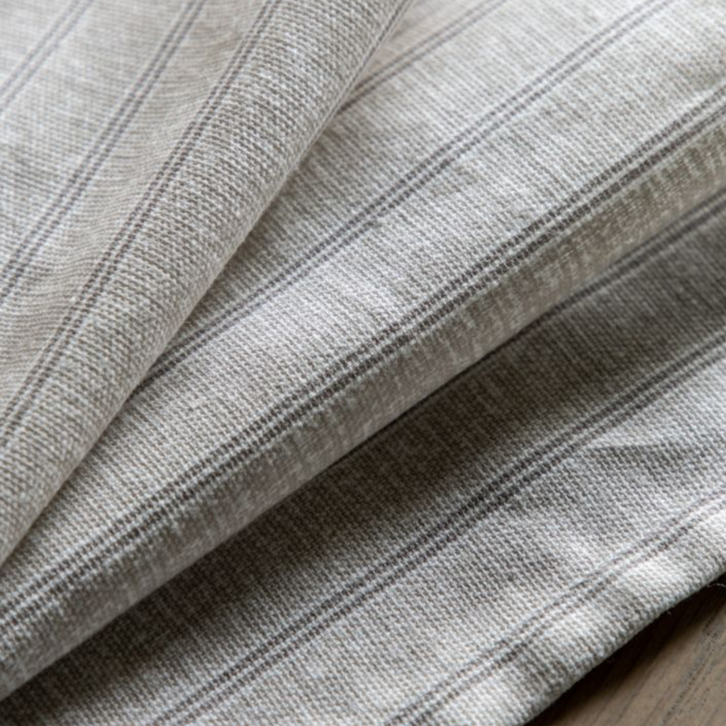 natural stripe cotton napkins