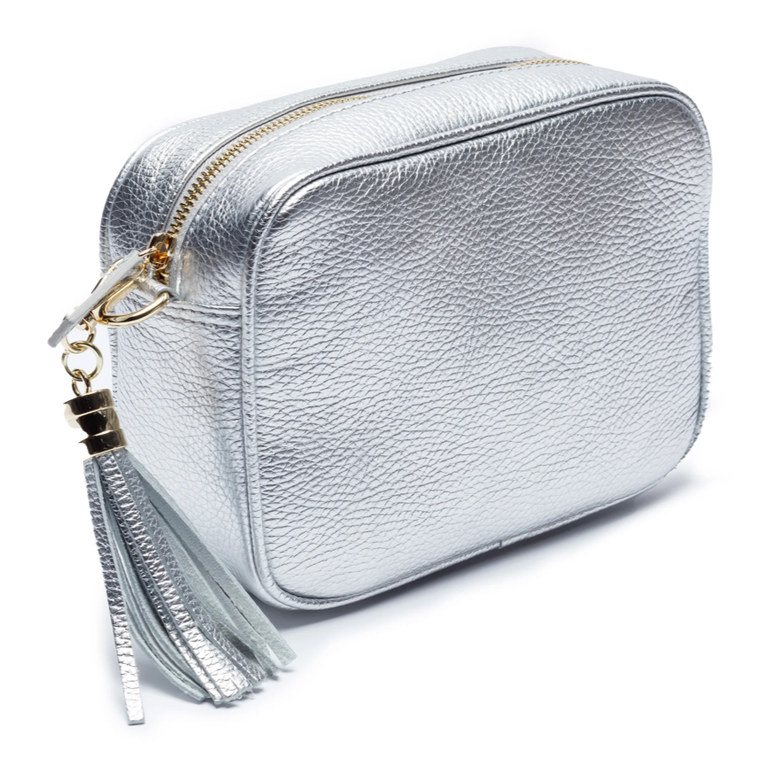 Elie Beaumont Crossbody Handbag - Silver