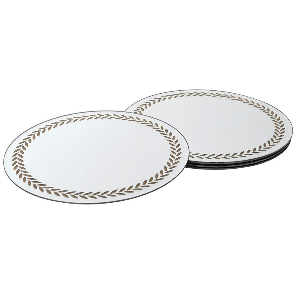 Mirrored Laurel Placemats
