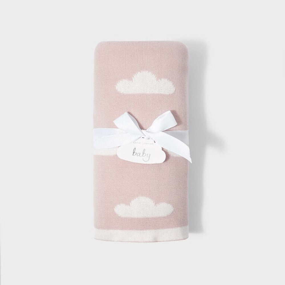 Pink Katie Loxton Cloud Baby Blanket